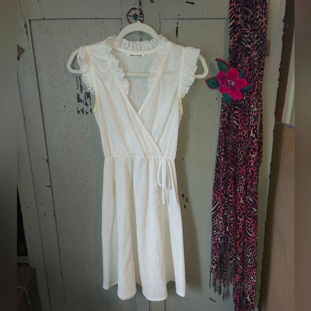 white dress
